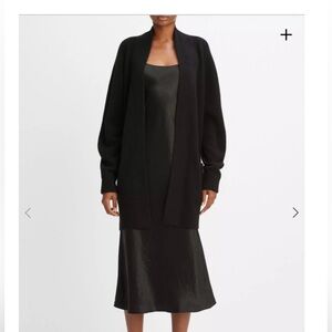Vince Cashmere Open-Front Cardigan